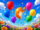 Balloon Pop game card artwork