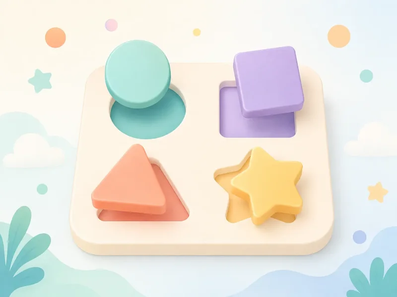 Shape Sorter game card artwork