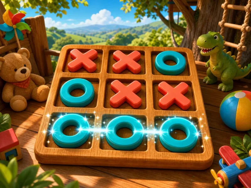 Tic Tac Toe game card artwork